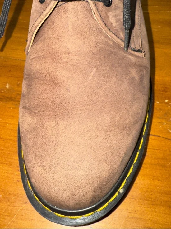 Dr Martens Alan II Made in England Brown Nubuck Shoes UK 7 US 8 EU 41 VERY RARE - Picture 6 of 7